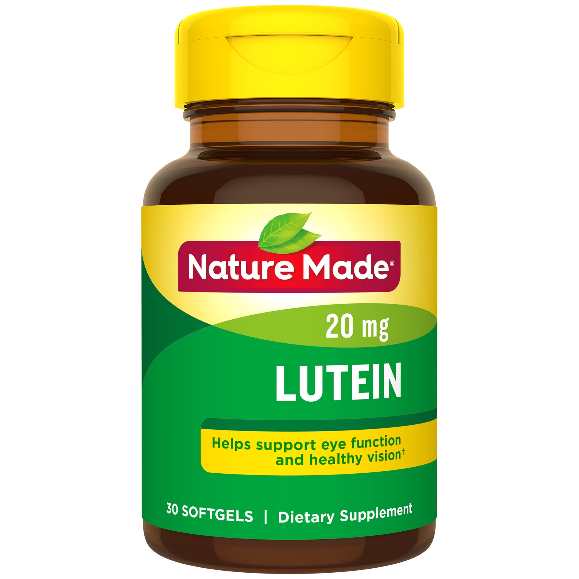 Nature Made Lutein 20 mg Softgels, 30 Count for Eye Health†