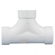Charlotte Pipe 4 In. Schedule 40 DWV 2-Way PVC Cleanout Tee PVC 00448 0800HA