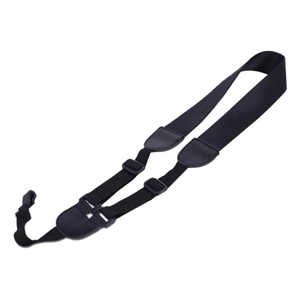 Correa de nailon ajustable para lele con gancho para accesorio de guitarra lele Negro kusrkot Correa de Ukelele de Nylon