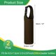 thumbnail image 2 of 2 piezas de funda para botella de agua de neopreno, bolsa de transporte aislante para botella de vidrio de 15.5-20oz, funda para botella de bebida colapsable con asa, color café, 2 of 7