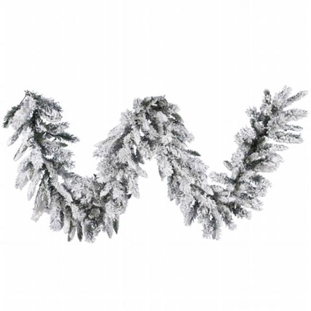 Vickerman A128216 Guirlande de Crête de Neige Floquée 9 Pi X 16 Po 160T