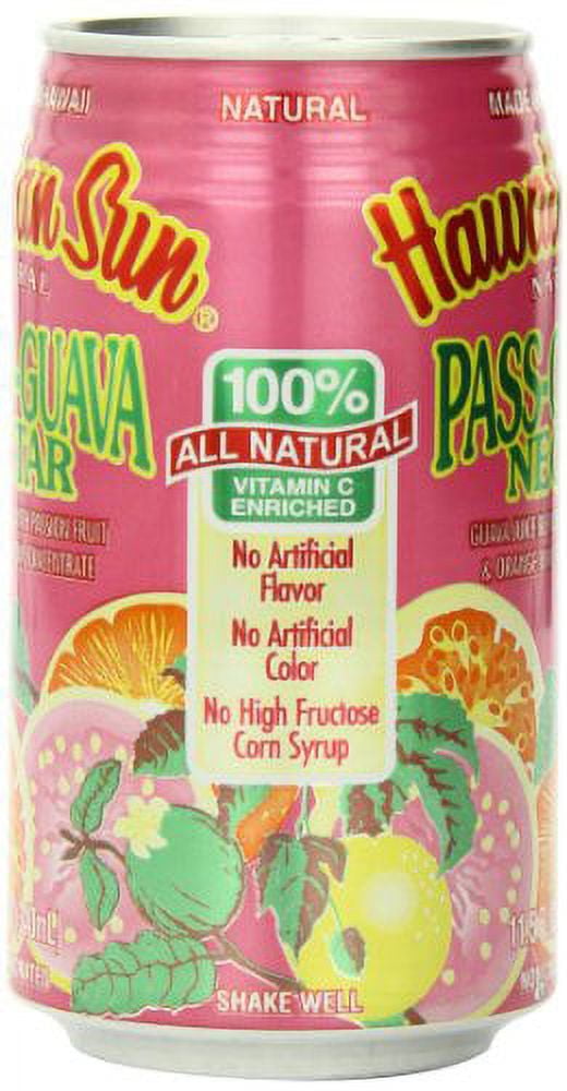 Hawaiian Sun Pass-O-Guava Nectar, 11.5 oz., 6 Count