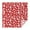 Red Christmas Santa, variant on Red Christmas Stocking and Snowflake Pattern Square Tablecloth,Waterproof Square Table Cover,Wipeable Spillproof Washable Table Cover for Home Kitchen Party Decor 42"X42"(107x107cm)