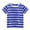 ZA Blue, variant on RTKFRFLM Kids Striped Short Sleeve T-Shirt Basic Cotton Crewneck Tee for Toddlers Green 2-3 Years