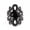 9, variant on Women\'s Vintage Hollow Flower Pattern Ring Plated Alloy Resin Finger Jewelry Gift