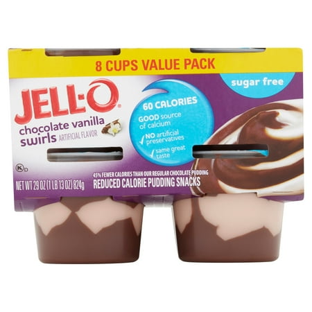 jello chocolate vanilla swirl pudding