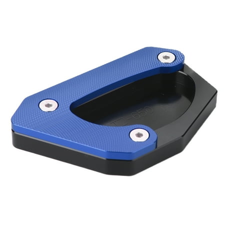 

Kickstand Plate Durable Side Stand Pad Anticorrosion Aluminium Alloy Colorfast With Hex Wrench For Motorcycle Accessories Red Blue Black