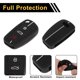 thumbnail image 4 of Funda de Llave de Coche de Silicona de Línea Negra y Blanca Única para Audi A1 - Funda de Control Remoto de 3 Botones, 4 of 6