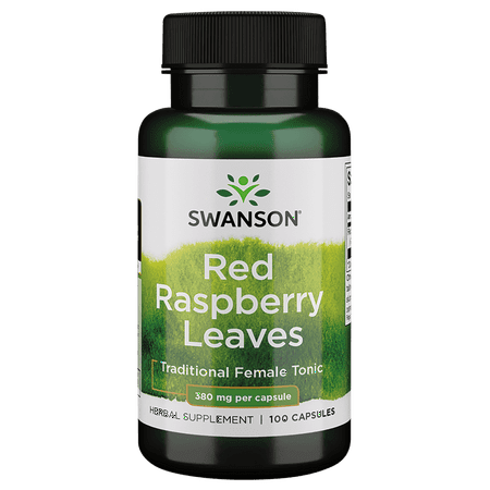 Swanson Red Raspberry Leaves 380 Milligrams 100 Capsules