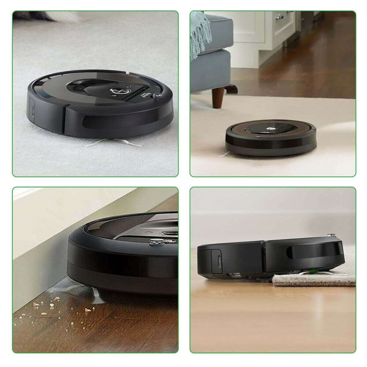 Replacement Parts for iRobot Roomba i1+ i7 i7+ i3+ i4+ i6+ i8+ J7+ Plus I &  J Plus Series Vacuum Cleaner Accessory,1 Set Roller Brushes & 4 Filters 