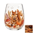 thumbnail image 5 of Fall Glassware Stemless Glasses with 2D Print Pumpkin Maple Leaves Drinking Glasses for Halloween Parties, Thanksgiving Party Home Kitchen Decorations Gifts, 5 of 6