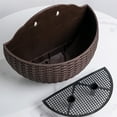 thumbnail image 4 of Youkk Easy To Install Double-layer Plastic Flowerpot For Walls Drainage Flower Pot Grey 1Set, 4 of 6