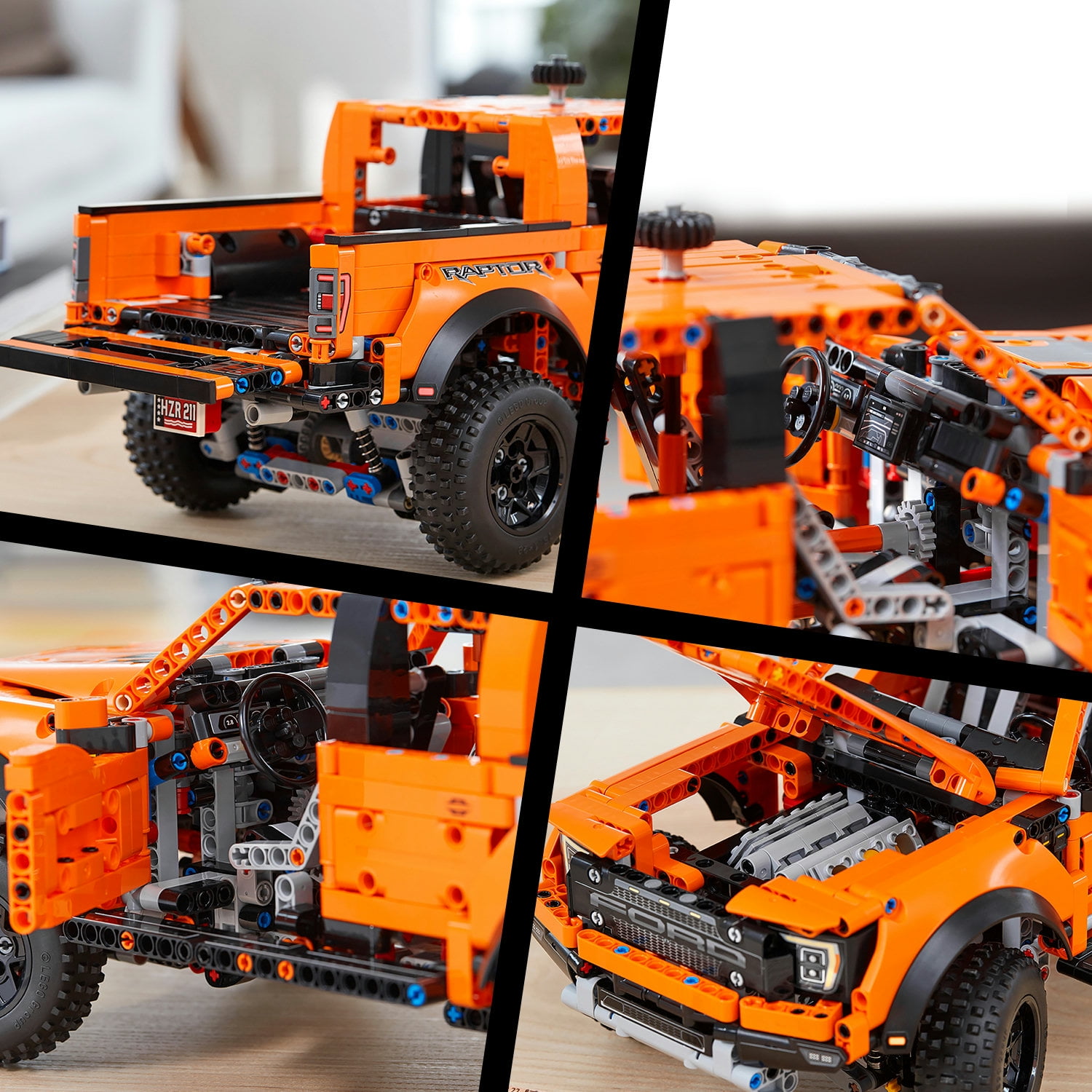 LEGO Technic Ford F-150 Raptor 42126 Model Building Kit; Enjoy an Immersive Build Recreating the Features and Functions of the Powerful Ford F-150 Raptor Pickup Truck (1,379 Pieces)