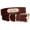 Brown, variant on Pet Artist Genuine Leather Dog Collar Personalized Customized ID Name Number for Pets XXS-XL