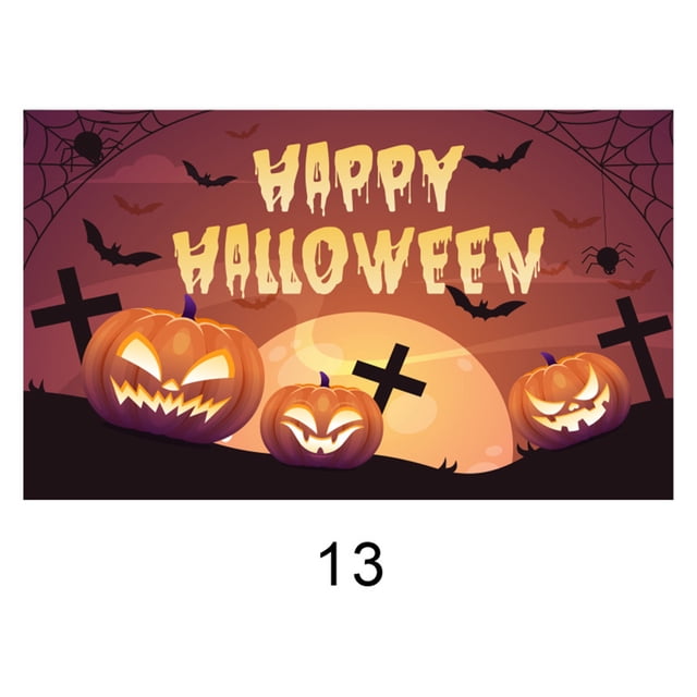 EGNMCR Banners Halloween Decoration Banner Party Background Halloween Background Pumpkin mold