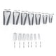 thumbnail image 4 of Punta De Calafateo, Boquilla De Calafateo Duradera, Acero Inoxidable Para Calafateo De Acabado De Calafateo Cergrey Stainless Steel Sealant Nozzle, 4 of 8