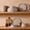 Cinnamon Brown, variant on Famiware Galaxy Stoneware Dinnerware Sets, 12-Piece Dish Set, Beige