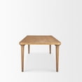 thumbnail image 6 of Mercana Suvan 84"W Light Brown Rectangular Oak Wood Dining Table, 6 of 6