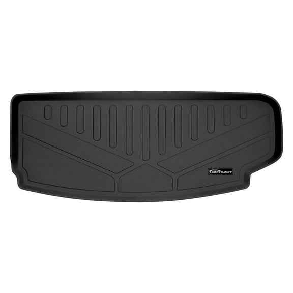 SMARTLINER All Weather Custom Fit Black Cargo Liner Behind the 3rd Row Compatible With 2021-2023 Jeep Grand Cherokee L (Only Fits with Subwoofer in Cargo Area)