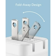 Anker 20W USB C Fast Charger with Foldable Plug, PowerPort III 20W Cube Charger, 2 Pack (Cable Not Included)