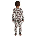 thumbnail image 3 of Mario Kart Toddler Boys Snug Fit Hacci Long Sleeve Pajama Set, 2-Piece, Sizes 12M-5T, 3 of 5