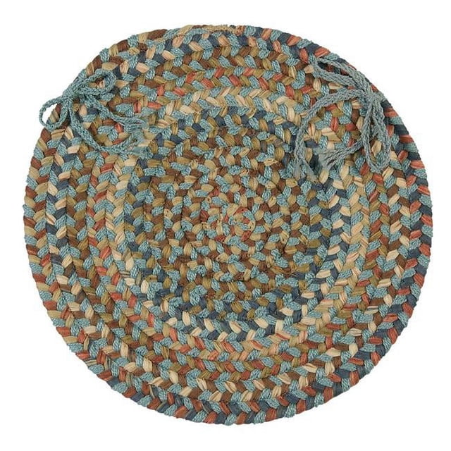 Colonial Mills CV29R060X060 Tapis Rond Tressé en Anse de Cèdre de 5 Pi&44; Bleu Clair