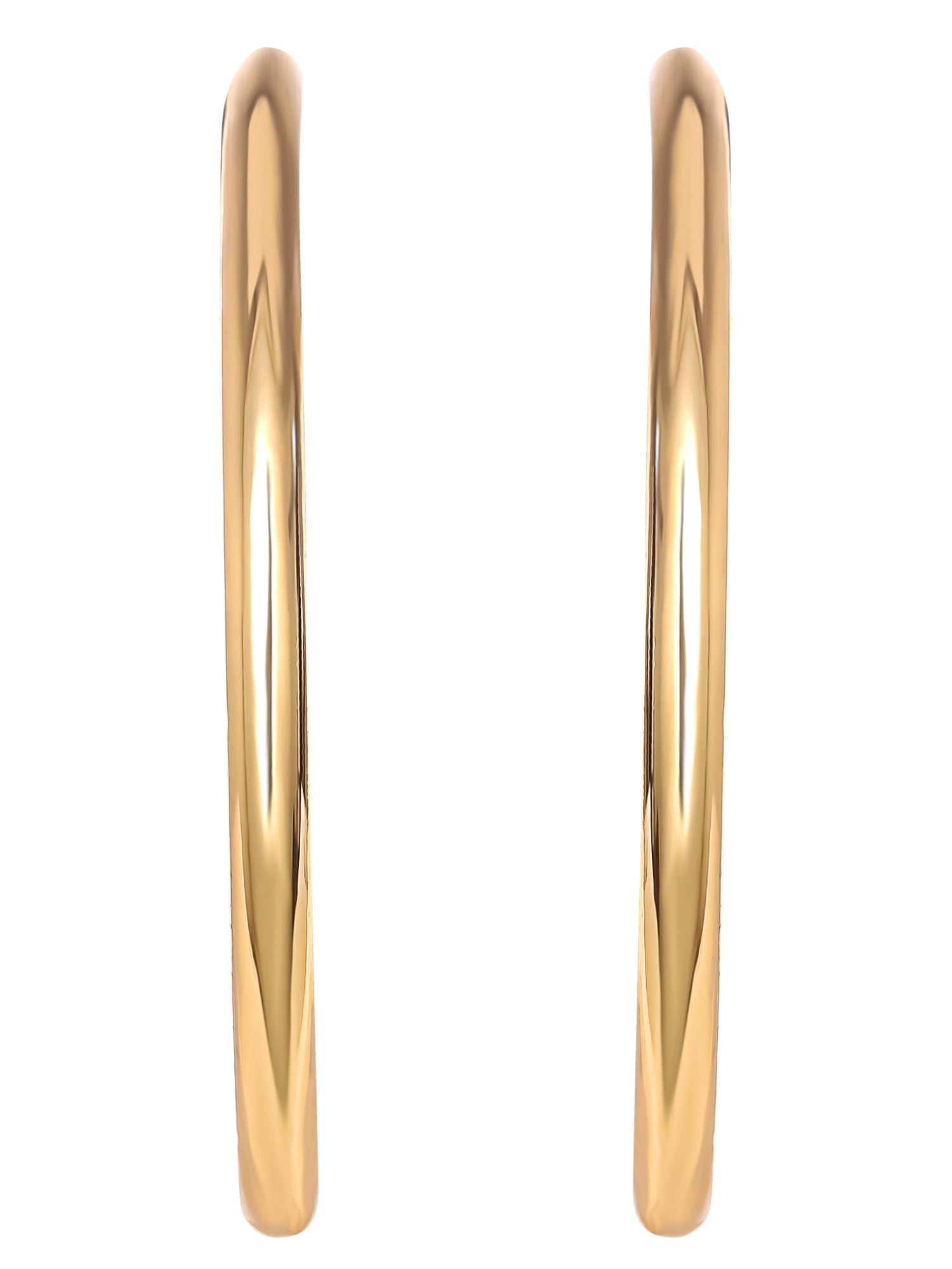 Jessica Simpson Women's Polished Hoop Earrings