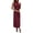 Deep Red, variant on BTFBM Cocktail Dresses for Women Summer Satin Silk Sleeveless Mock Neck Maxi Wedding Guest Dress Spring Outfits