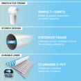 thumbnail image 4 of Intex 7.2' x 23" Rectangular Frame Above Ground Outdoor Splash Swimming Pool, 4 of 7