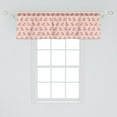 thumbnail image 2 of Ambesonne Dog Lover Window Valance, Little Corgis, 54" X 18", Coral Orange White, 2 of 3