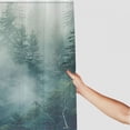 thumbnail image 3 of Orinice Forest Wall Mural Bathroom Decor Set | Colorful Luxurious Graphic Print Polyester Fabric Fashion Bathroom Decor Sets with Hooks | 100% Polyester Bathroom Shower Curtain Set with, 3 of 7