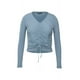 thumbnail image 2 of Blusa azul con escote en 'V' André Badi Grande, 2 of 5