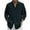 Navy, variant on Zylarhe Mens Summer Shirts, Men 3/4 Sleeve Spring Summer Solid Casual Lapel Long Shirt Navy L