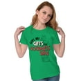 thumbnail image 3 of Christmas Presents For Goodness Sake Womens Slim Fit Graphic Tee Brisco Brands X, 3 of 5