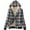 Blue, variant on Coorders Women's Flannel Plaid Heavyweight Jacket Coat With Pockets, Womens Outwear Winter Hooded Coats ,Women's Plus Khaki,Size L
