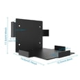 thumbnail image 4 of Bearachild Consola de juegos vertical Soporte de montaje en pared Soporte de soporte de metal Soportes de equipos Accesorios Estante de almacenamiento Videojuegos y accesorios, 4 of 6
