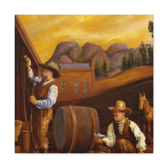 Mining for Golden Riches - Canvas