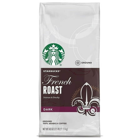 Starbucks Dark French Roast Ground Coffee (40 oz.)