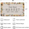 thumbnail image 5 of Farmhouse Kitchen Mats Sets 2 Piece Cushioned Anti-Fatigue Comfort Mat for Home & Office Ergonomically Engineered Memory Foam Kitchen Rug Waterproof Non-Skid, 30" by 17" + 47" by 17",Sunflower, 5 of 6