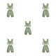 thumbnail image 2 of Sonducket Conjunto de ropa de verano para niñas, pantalones holgados con patrón de lunares sin espalda a la moda, chaleco para niños y bebés, Type2 NO2, 2 of 6