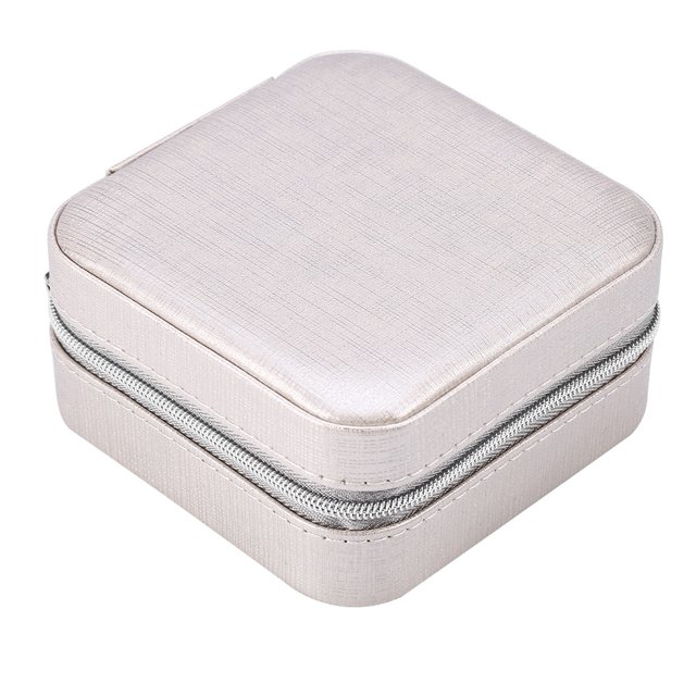 Ataúd de la joyería, mini joyero Caja de los pendientes de la PU Caja de joyería de la PU Funcionamiento lleno de poder Jadeshay A