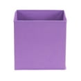 thumbnail image 4 of Household Essentials Diagonal Pull Collapsible Fabric Cube Open Storage Cube, 6-Pack, Purple, 4 of 7