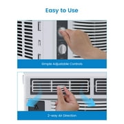Mochalight 5000 BTU 150 Sq Ft Window Air Conditioner, White