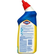 (6 pack) Clorox Toilet Bowl Cleaner Clinging Bleach Gel, Crisp Lemon, 24 fl oz
