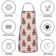 thumbnail image 6 of Zufioo German Shepherd Dog for Lock Hem Apron with Pockets, Stain and Oil Proof Tie-down Apron for Cooking Barbecue Restaurant, Unisex-One Size, 6 of 9