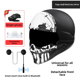 thumbnail image 3 of Casco de motocicleta eléctrico vintage de cara completa con certificación Scorpion, gorra de seguridad, casco de motocicleta con circunferencia de cabeza grande de 65, 3 of 5
