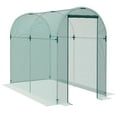 thumbnail image 1 of Outsunny 4' x 8' Plant Protection Tent Crop Cage with Door, Green, 1 of 9