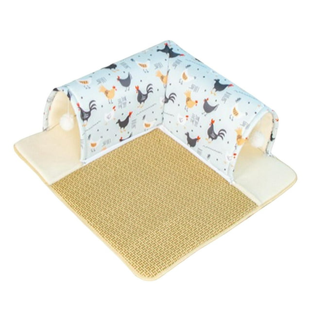 Cama túnel para gatos Strade Fareast Limited con forma de L, material premium, 60 cm x 60 cm