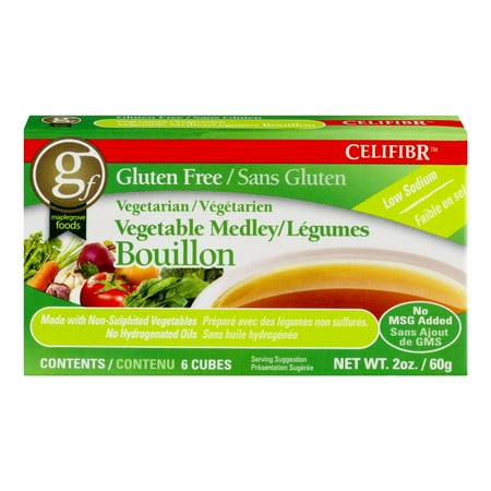Celifibr Gluten Free Vegetable Medley Bouillon Cubes - 6 CT2.0 OZ