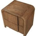 thumbnail image 6 of Meridian Furniture Fluted Walnut Night Stand, 6 of 11